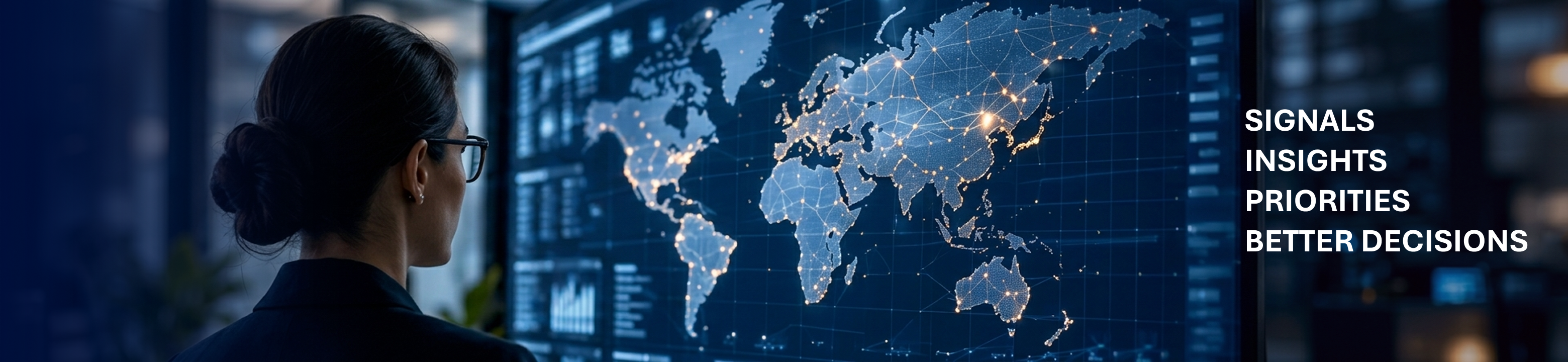 Digital Intelligence World Map