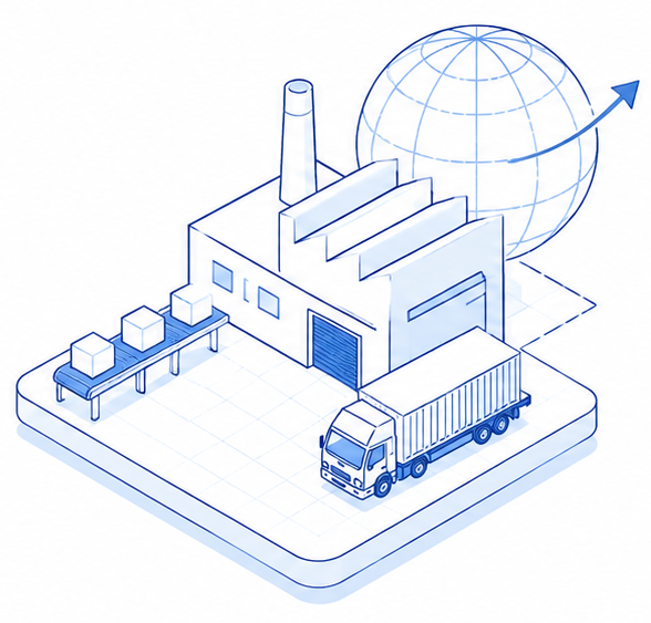 Manufacturers scaling or exporting Visual