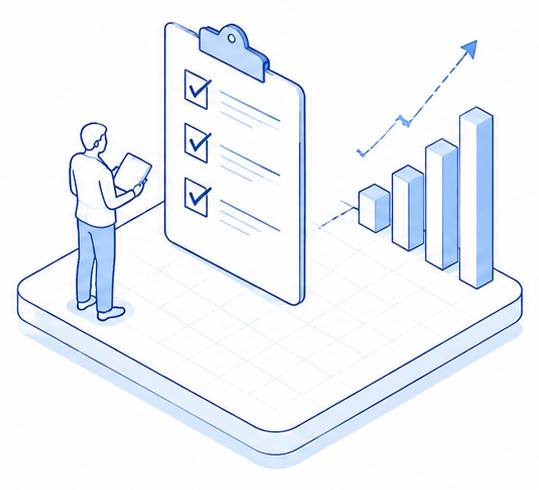 Operators preparing for growth or audit Visual
